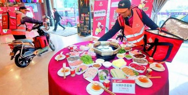懶人經濟下，火鍋上門服務火爆全城