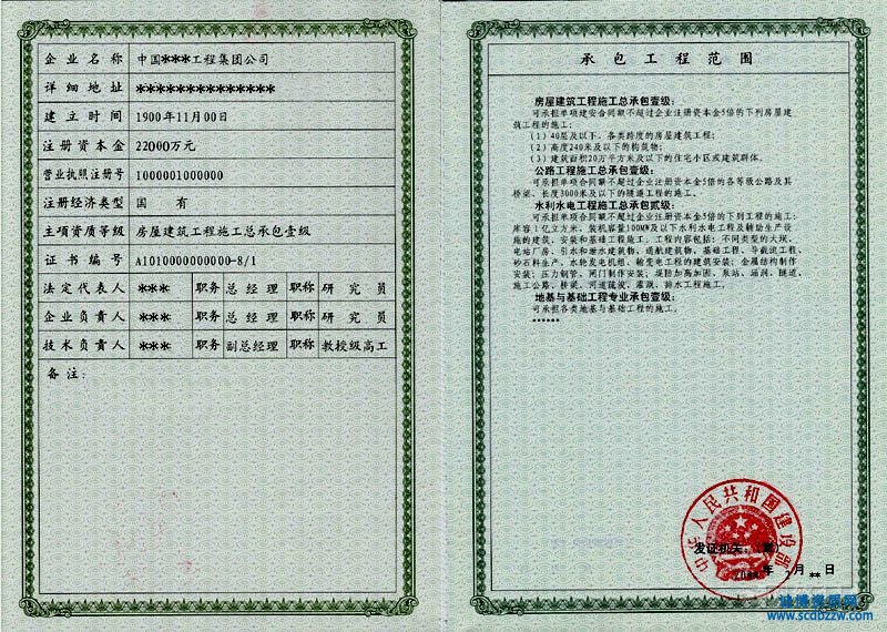 辦理施工資質增項的要求