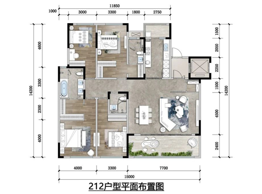 融創(chuàng)國賓雅集戶型圖 融創(chuàng)國賓雅集戶型圖