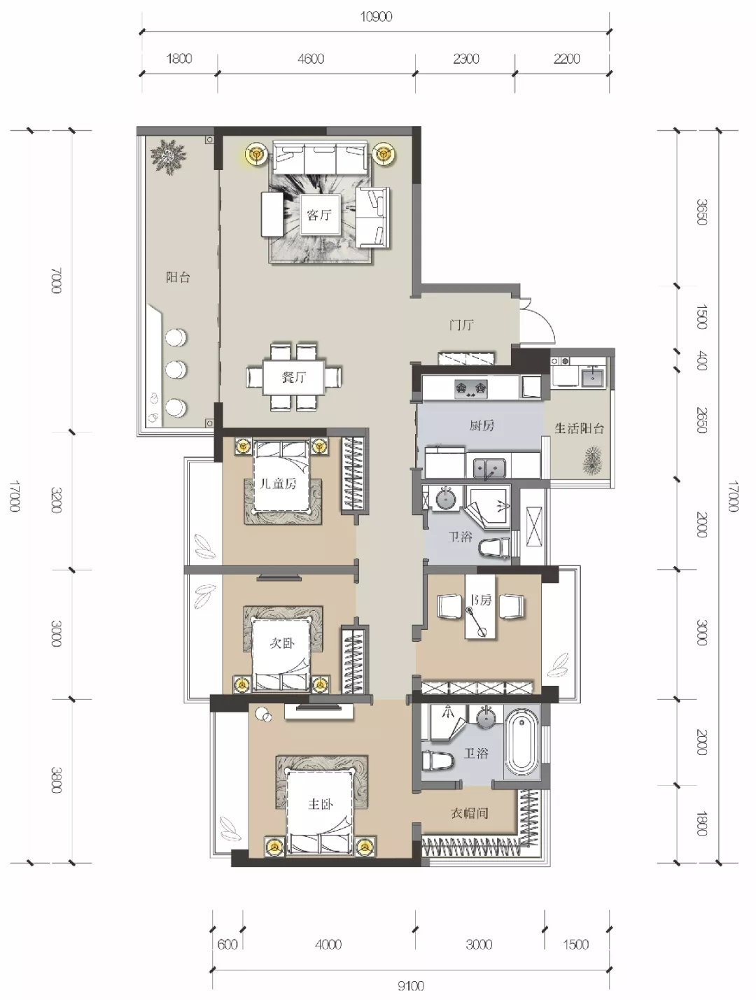 北大資源紫境府裝修 北大資源紫境府裝修