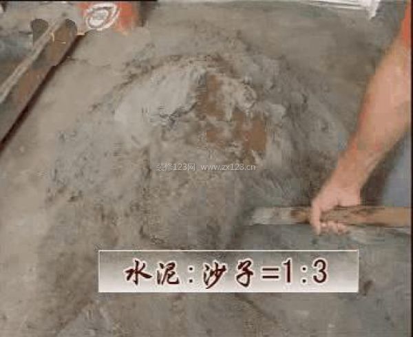 水泥、沙子的比例