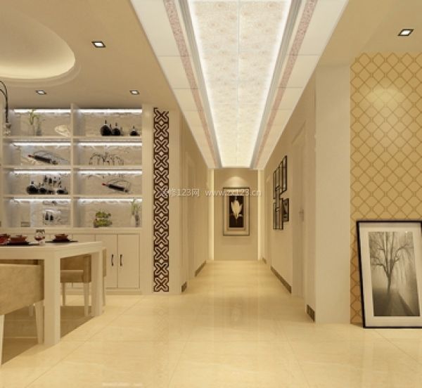 過道吊頂效果圖