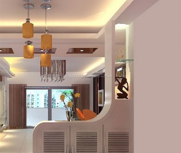 玄關鞋柜效果圖