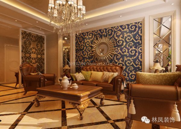 華潤橡樹灣簡歐風格效果圖