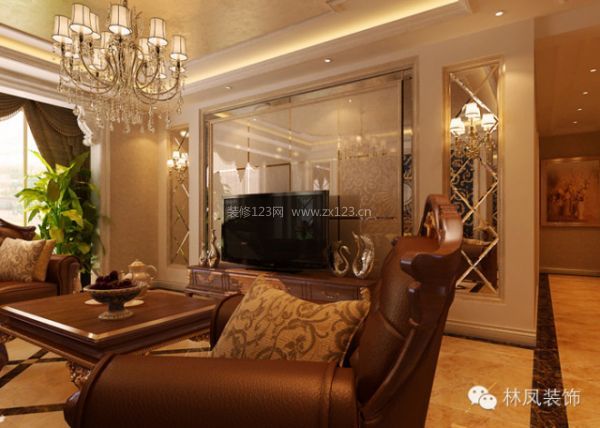 華潤橡樹灣簡歐風格效果圖