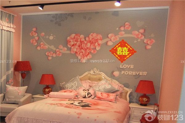 婚慶新房主臥室布置