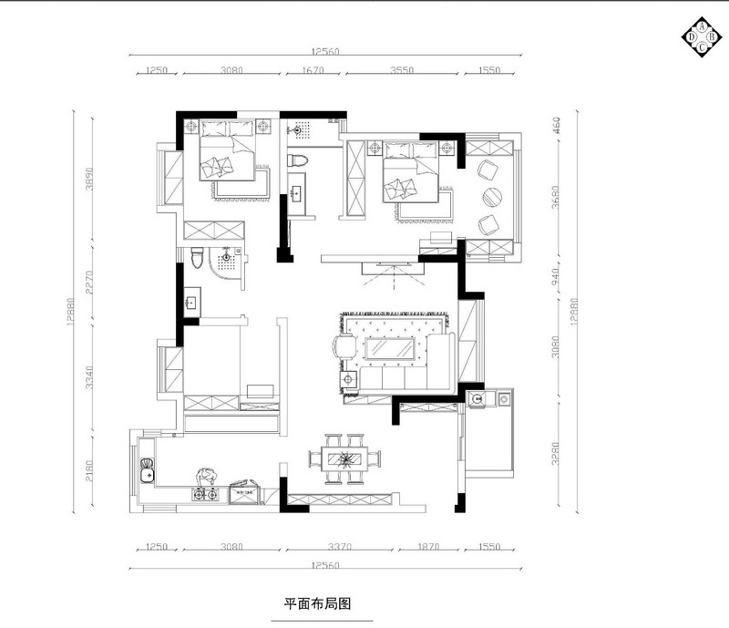 西樾錦宸熙上戶型圖 西樾錦宸熙上戶型圖